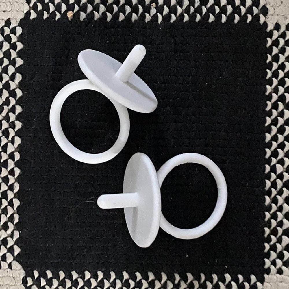 Replacement Pacifier White for Vintage Cabbage Patch Kids, and Preemies
